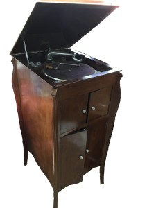 Gramofon szafkowy Dulcetto ok 1920 r. słupek