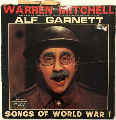 ALL840 Warren Mitchell Songs Of World War 1.jpg
