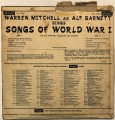 ALL840 Warren Mitchell Songs Of World War 1 B.jpg