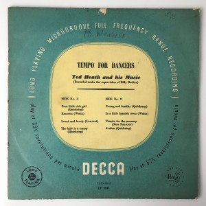 Ted Heath And His Music LP 10" LF1037 zadow