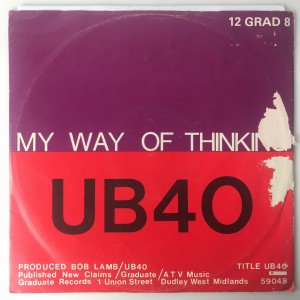 UB40 - My Way Of Thinking SP 12" 12GRAD8 DB