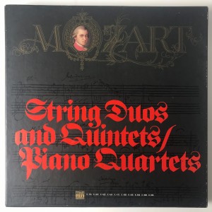 Mozart String Duos And Quintets 5LP box STLM07 DB