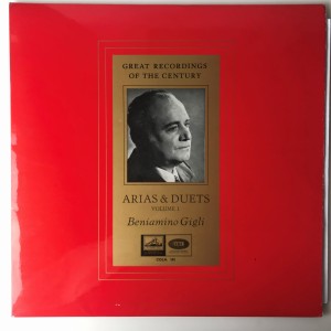 B. Gigli - Arias and Duets Volume 1 LP COLH143 BDB