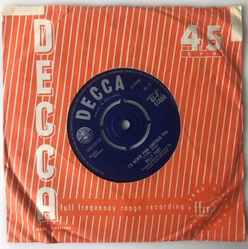 45F11409a Billy Fury I'd Never Find Another You  Sleepless Nights (1).JPG