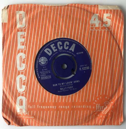 F12230 Billy Fury Run To My Lovin' Arms (2).JPG