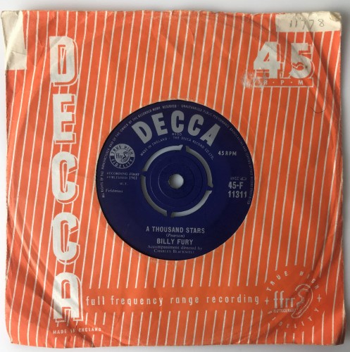 45F11311 Billy Fury A Thousand Stars (1).JPG