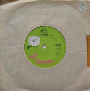 Leo Sayer: When I Need You CHS2127 singiel