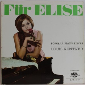 Louis Kentner  Für Elise  Popular Piano Pieces LP SLPX1307 Good
