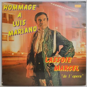 Marcel Lassoie Hommage à Luis Mariano LP 0018LP VG