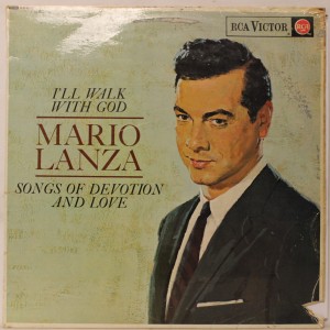 Mario Lanza  I'll Walk With God  LP RB6507 good 