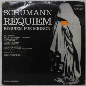Schumann Requiem Für Mignon  LP SLPX11809 VG
