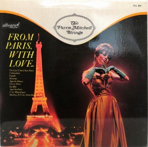 Parris Mitchell Strings From Paris, With Love  LP ALL804 VG