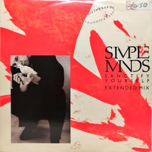 Simple Minds Sanctify Yourself SP SM112 good 