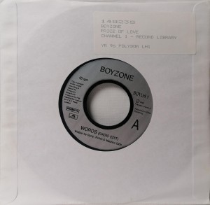 Words Boyzone SP BOYLH1 VG