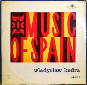 Władysław Kędra Music Of Spain  LP XL0254 VG