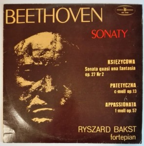 Ryszard Bakst - Beethoven Sonaty LPSX0166 VG
