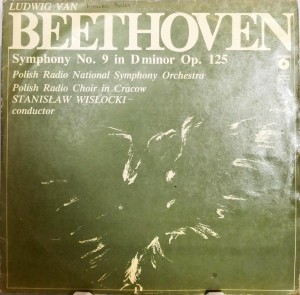 Beethoven Symphony No. 9 In D Minor Op. 125  LP SX1908 good 