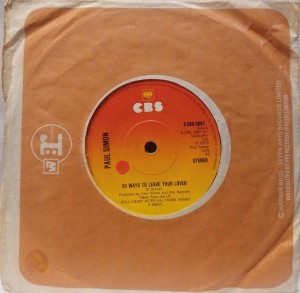 Paul Simon 50 Ways To Leave Your Lover SCBS3887 good
