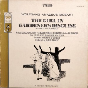 Mozart The Girl In Gardener's Disguise 3LP BOX S444/3 VG