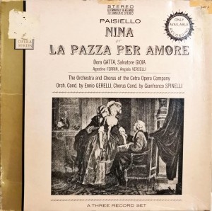 Giovanni Nina Or La Pazza Per Amore 3xLP box S467/3 VG
