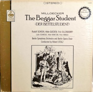 Milloecker The Beggar Student 2LP box S466/2 VG