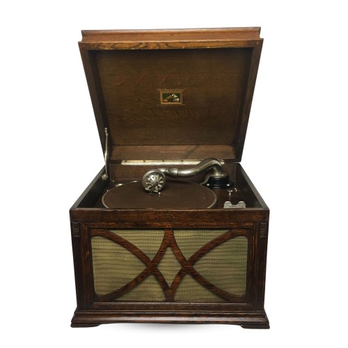 Biurkowy gramofon HMV