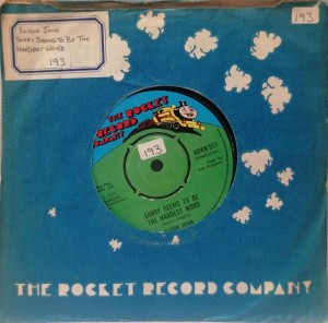 Elton John Sorry Seems to Be The Hardest Word ROKN517 VG