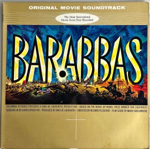 Mario Nascimbene Barabbas LP NPL28020 VG+