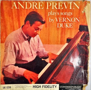 André Previn  André Previn Plays Songs By Vernon Duke LP LAC12200 VG+