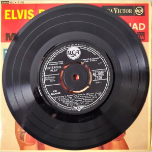 Elvis Presley With The Jordanaires Kid Galahad SP RCX7106 Good